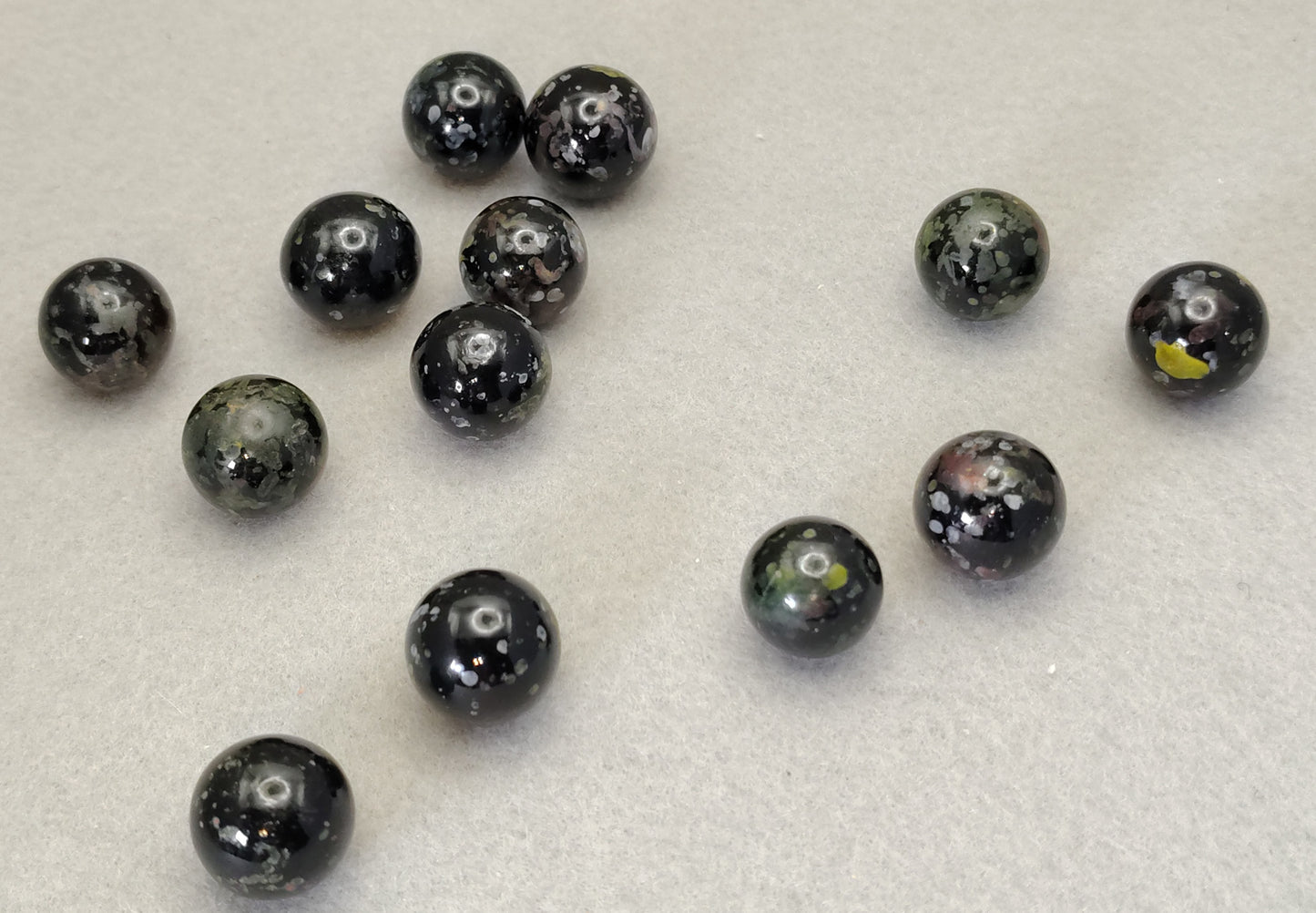 5/8" 13 pack of Vacor Planet Marbles (old) Pre- galaxy NM to M