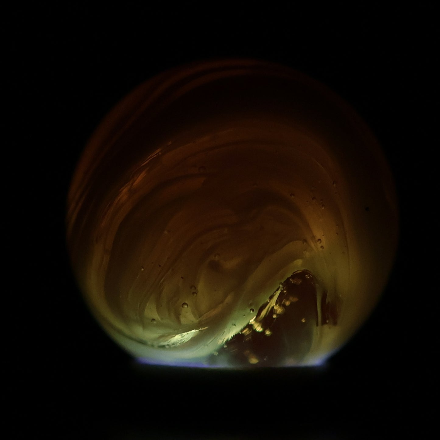 5/8" Christensen Slag Marble Amber NM+