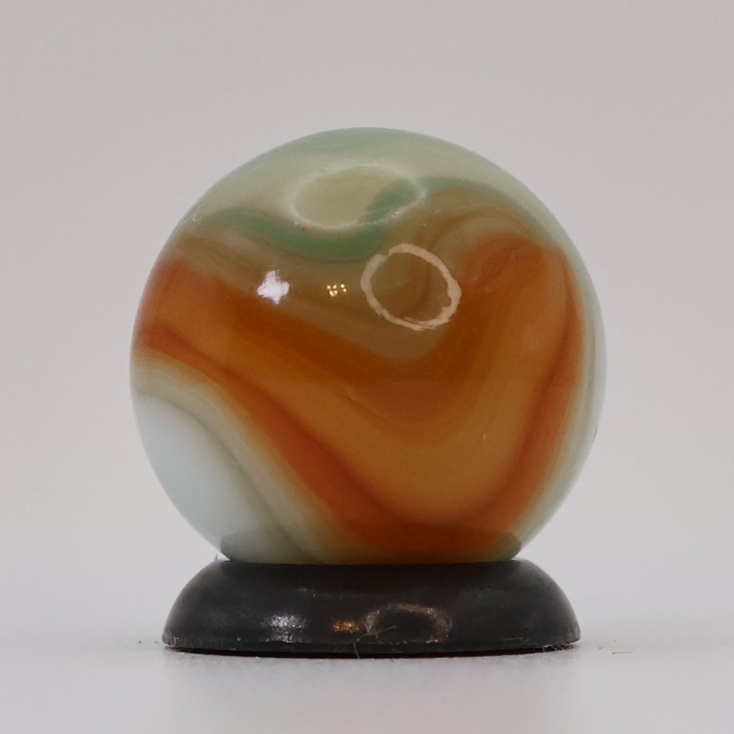 5/8" Vitro Agate Aquamarine Marble M- beautiful blended pattern