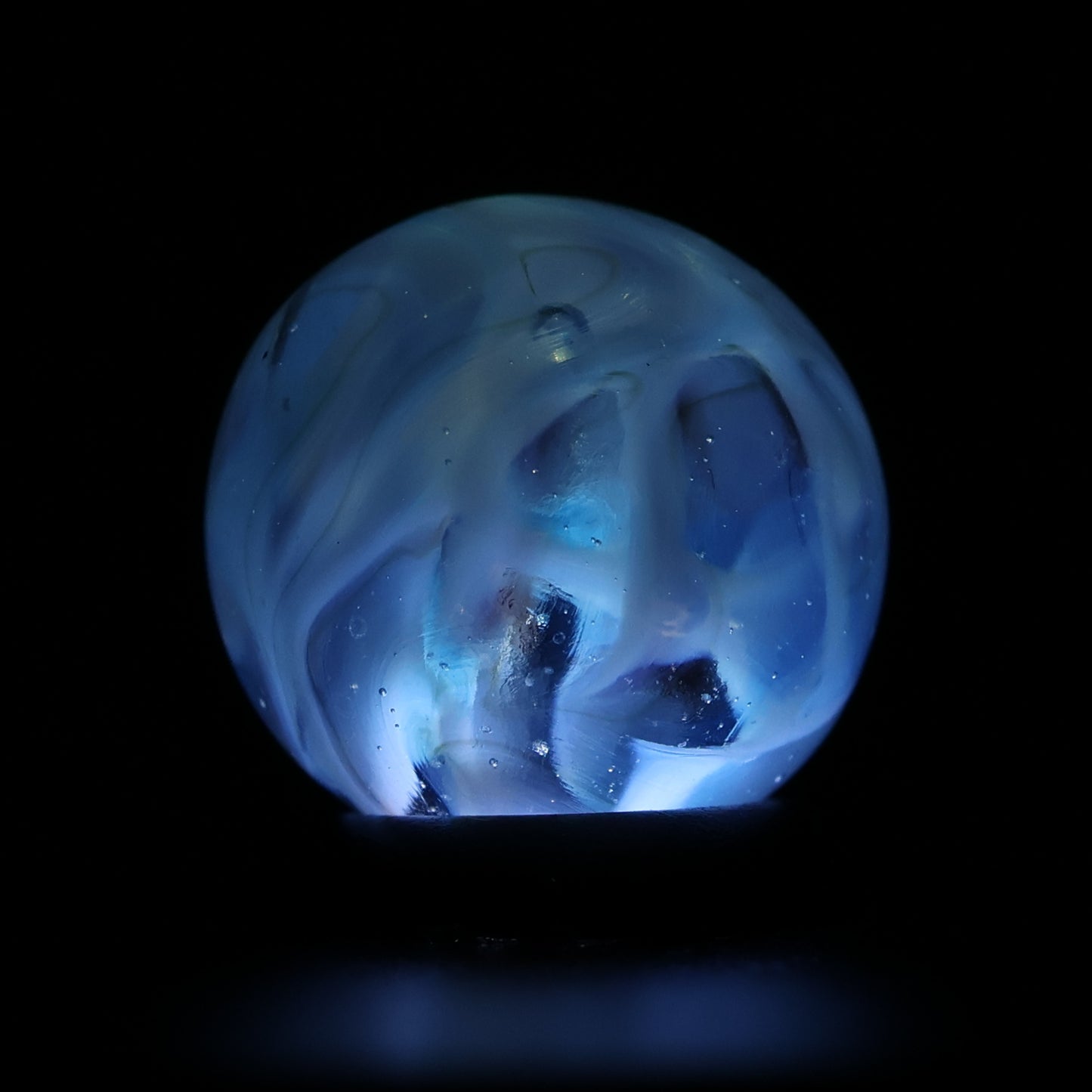 5/8" Blue & Purple Wire Pull? Marble NM+