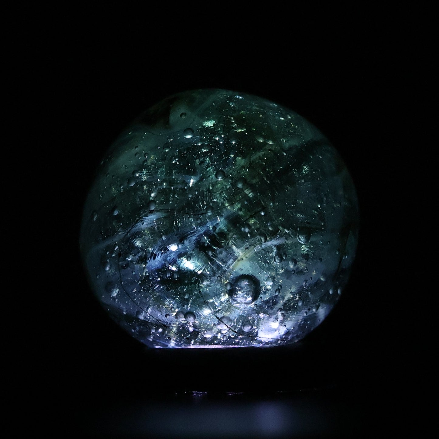 11/16" Off Round Wire Pull Marbles Green Blue Black SEEDY NM+