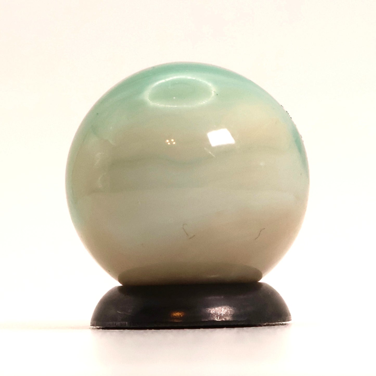 5/8" Blended Vitro Agate Aquamarine Marble NM+