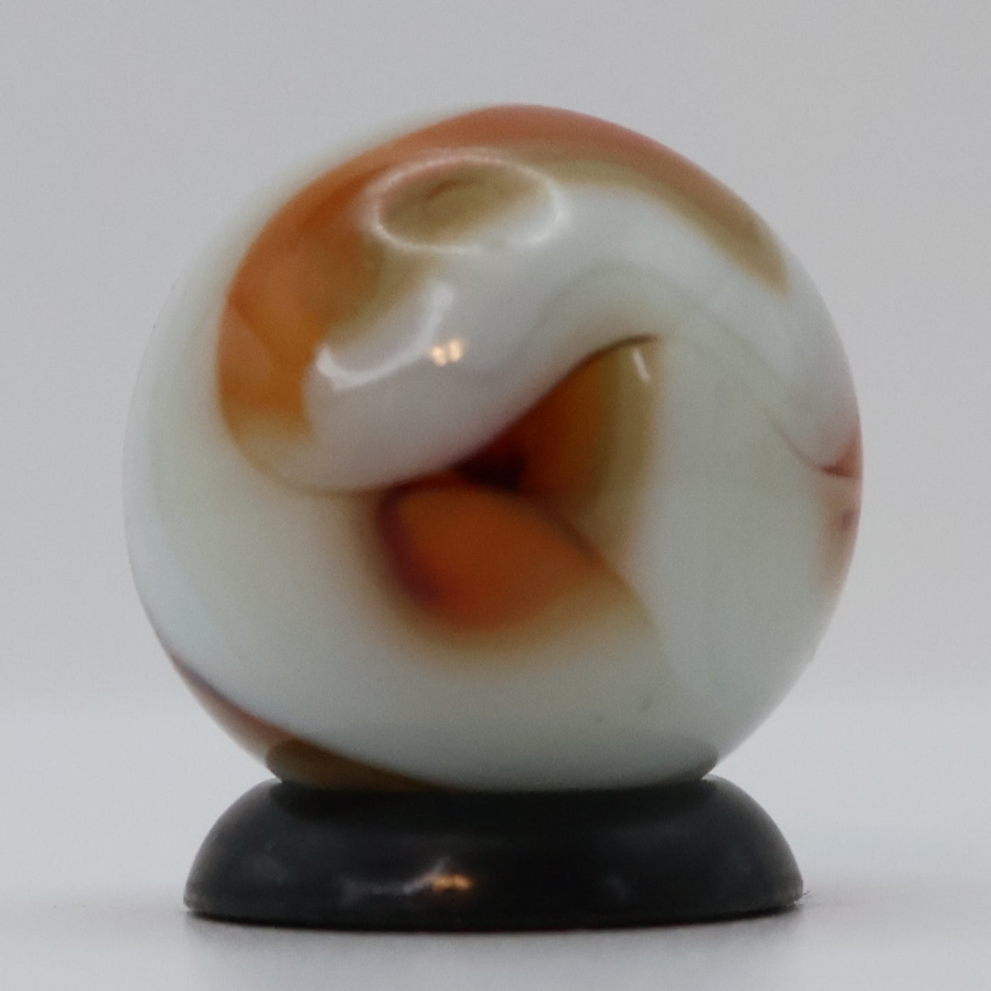 5/8" Gorgeous Peach colored Swirl Marble NM