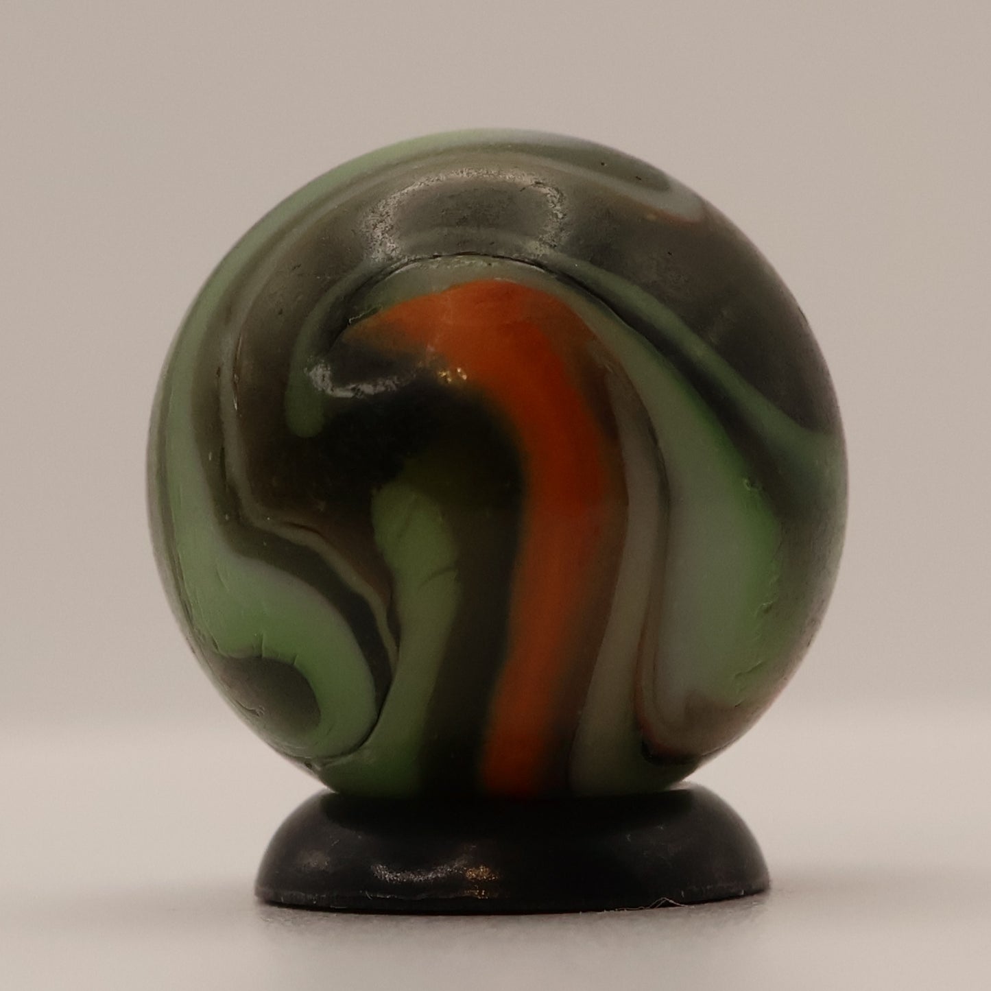 11/16" Peltier NLR Multicolor Miller Swirl Green translucent Base matte finish M-