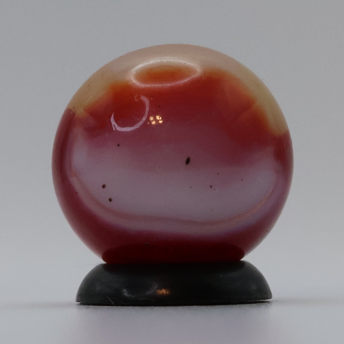 5/8" Peltier Rainbo Marble NM++ Red