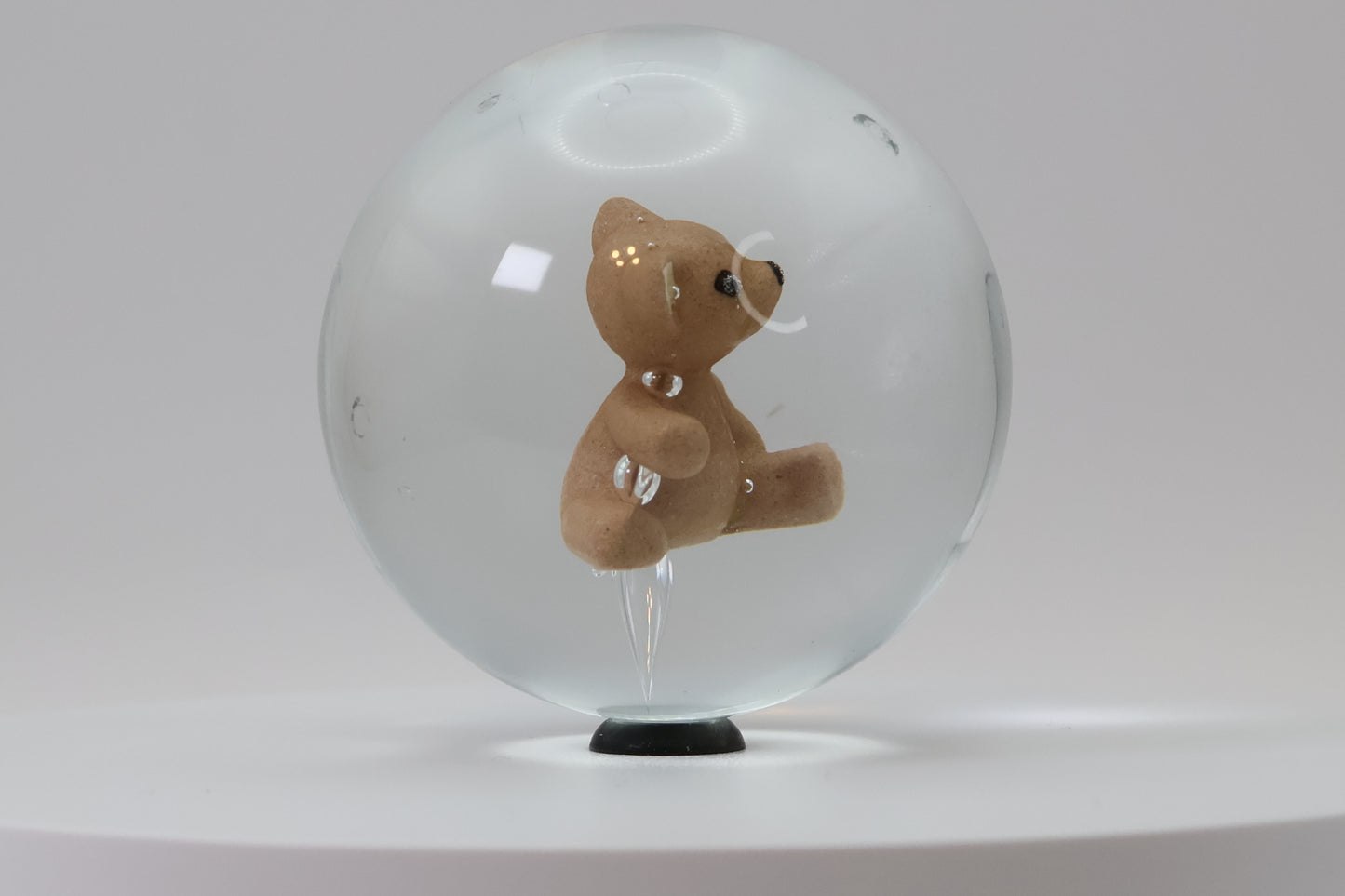 Contemporary colored Sulphide Marble - Teddy Bear 2.25" NM-