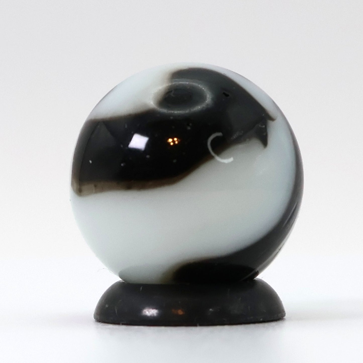 5/8" Peltier NLR Black Zebra drenched in AV great swirl pattern M-