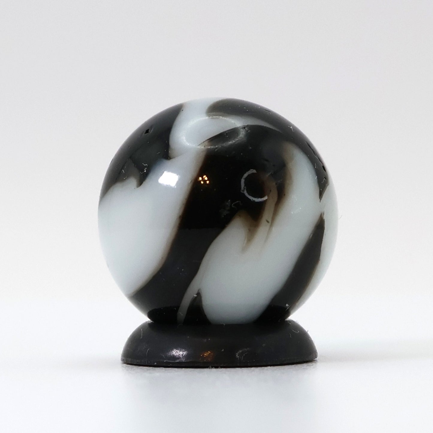5/8" Peltier NLR Black Zebra drenched in AV great swirl pattern M-