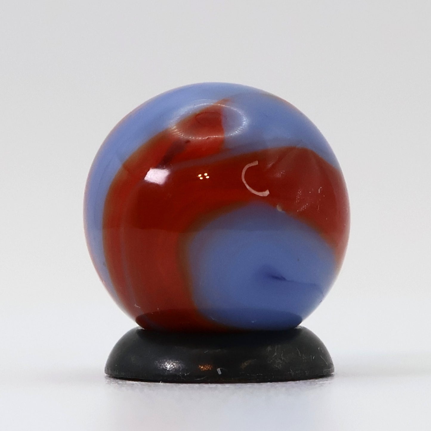 5/8" Red & Blue Swirl Marble NM
