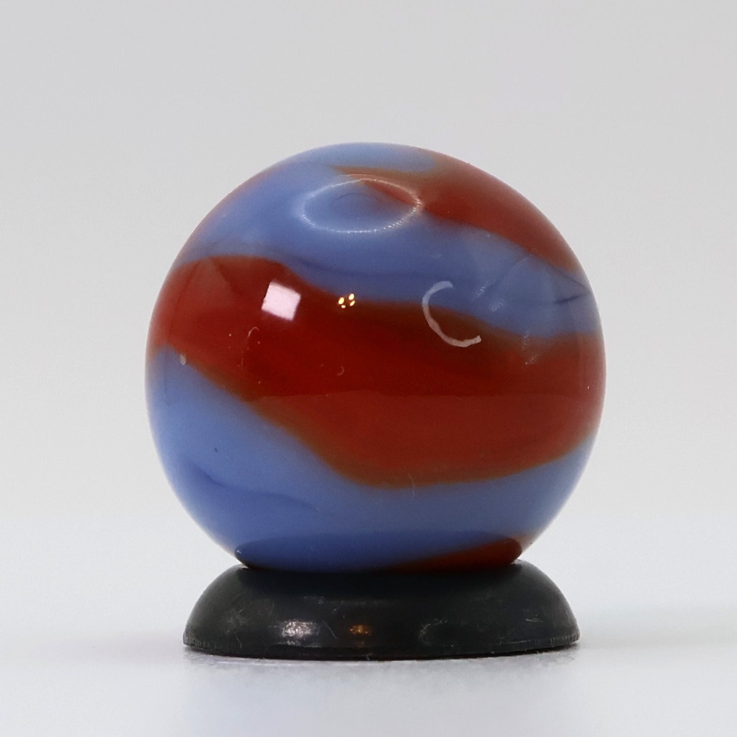 5/8" Red & Blue Swirl Marble NM