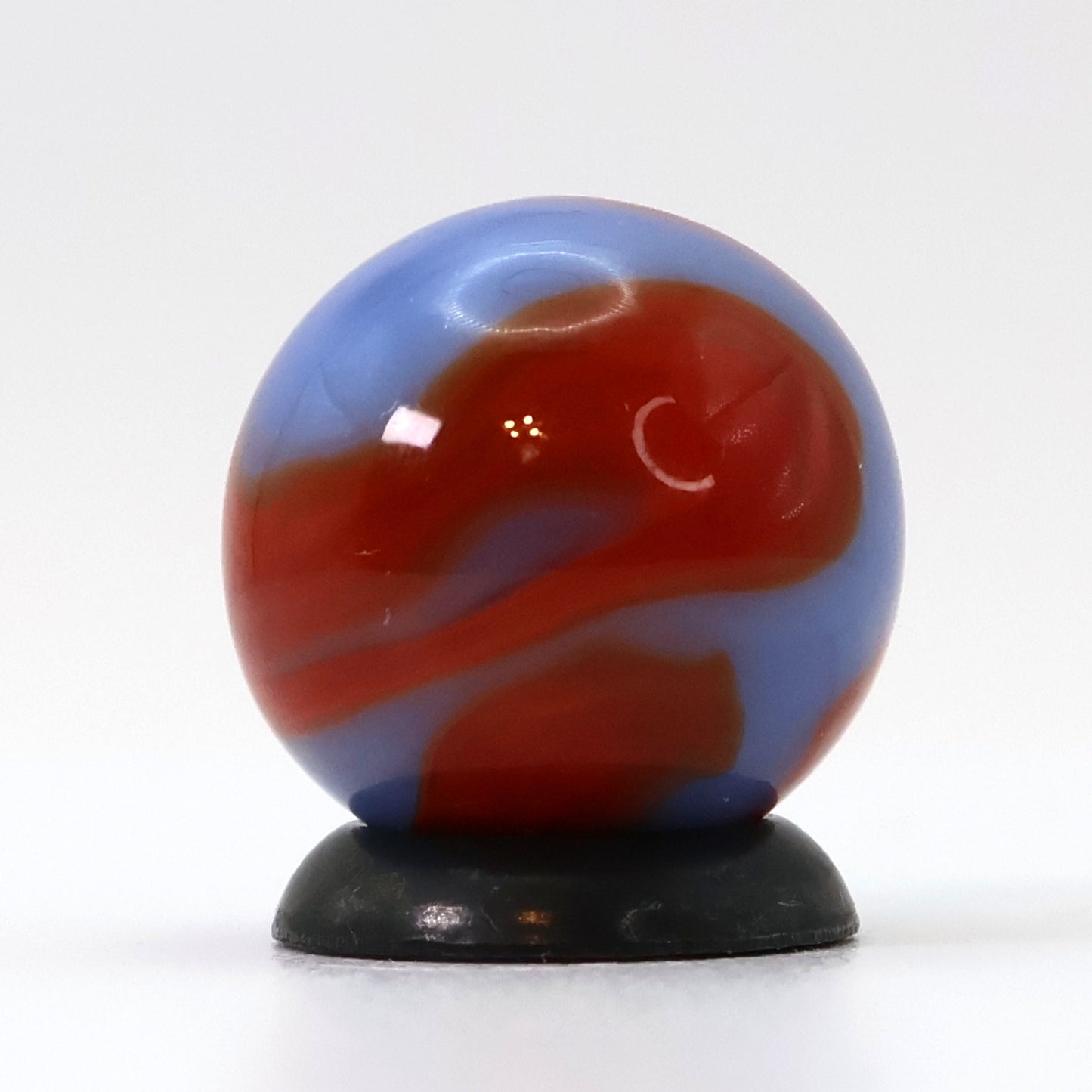 5/8" Red & Blue Swirl Marble NM