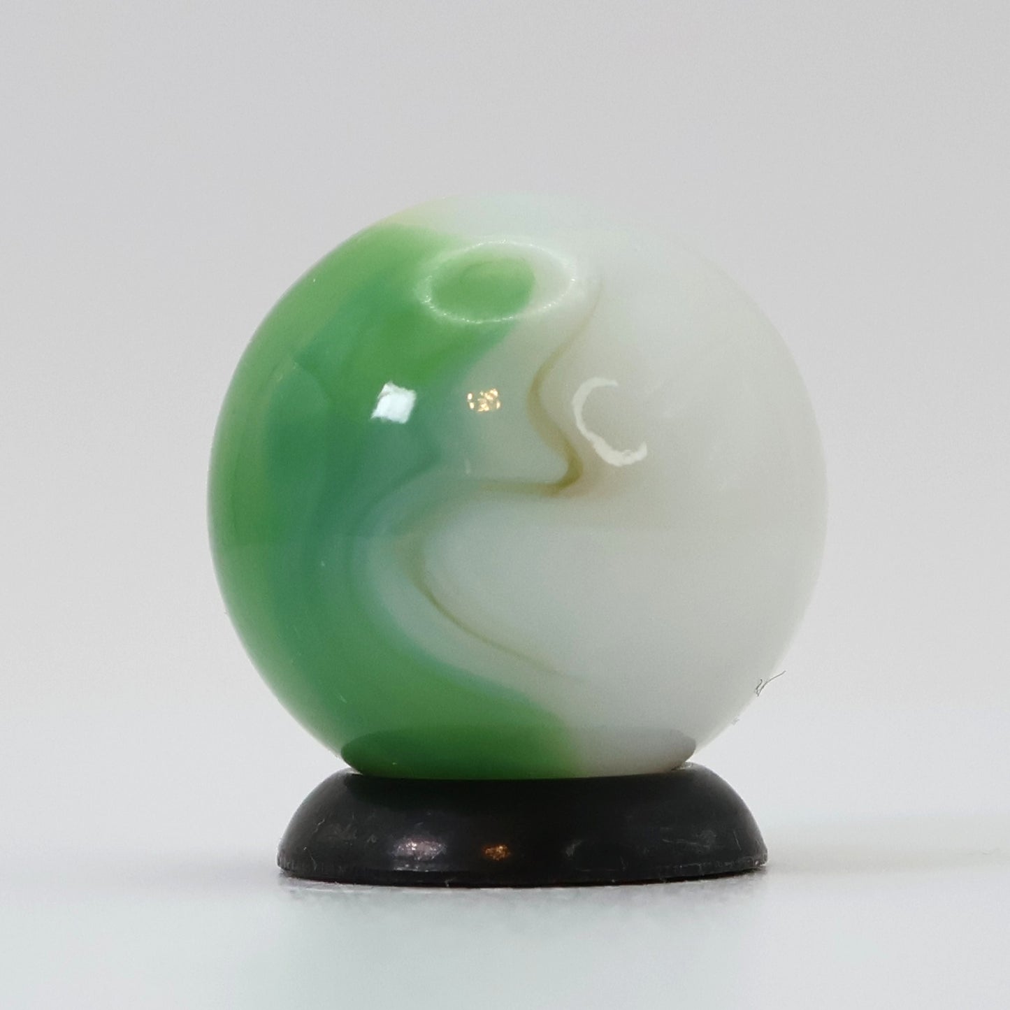 16.5mm Vitro Agate Tri-Lite Marble Yellow Green Tan NM+