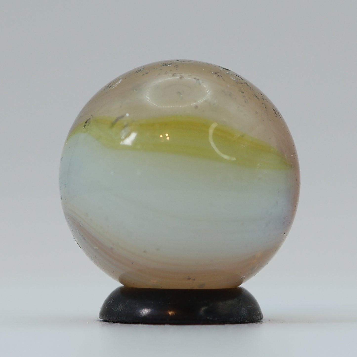 3/4" Akro Agate Sparkler Marble Uranium NM-