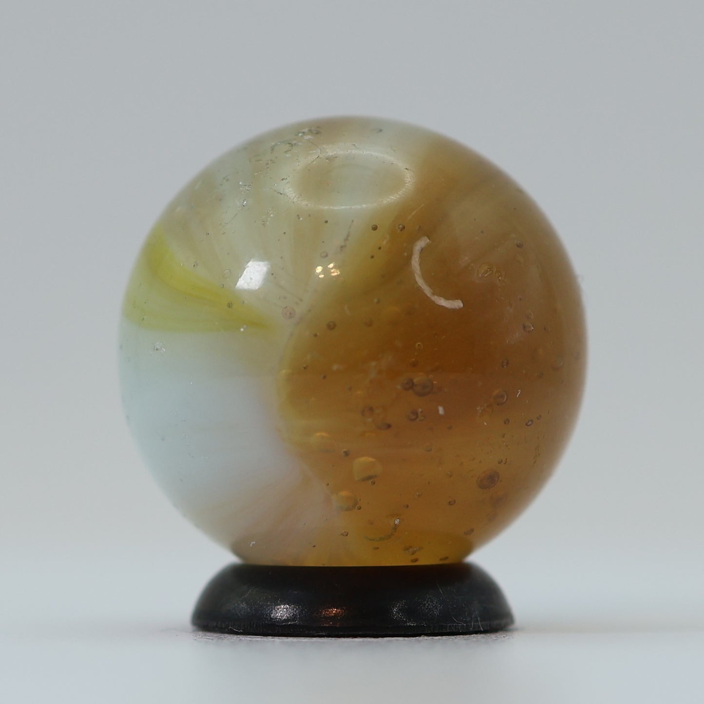 3/4" Akro Agate Sparkler Marble Uranium NM-