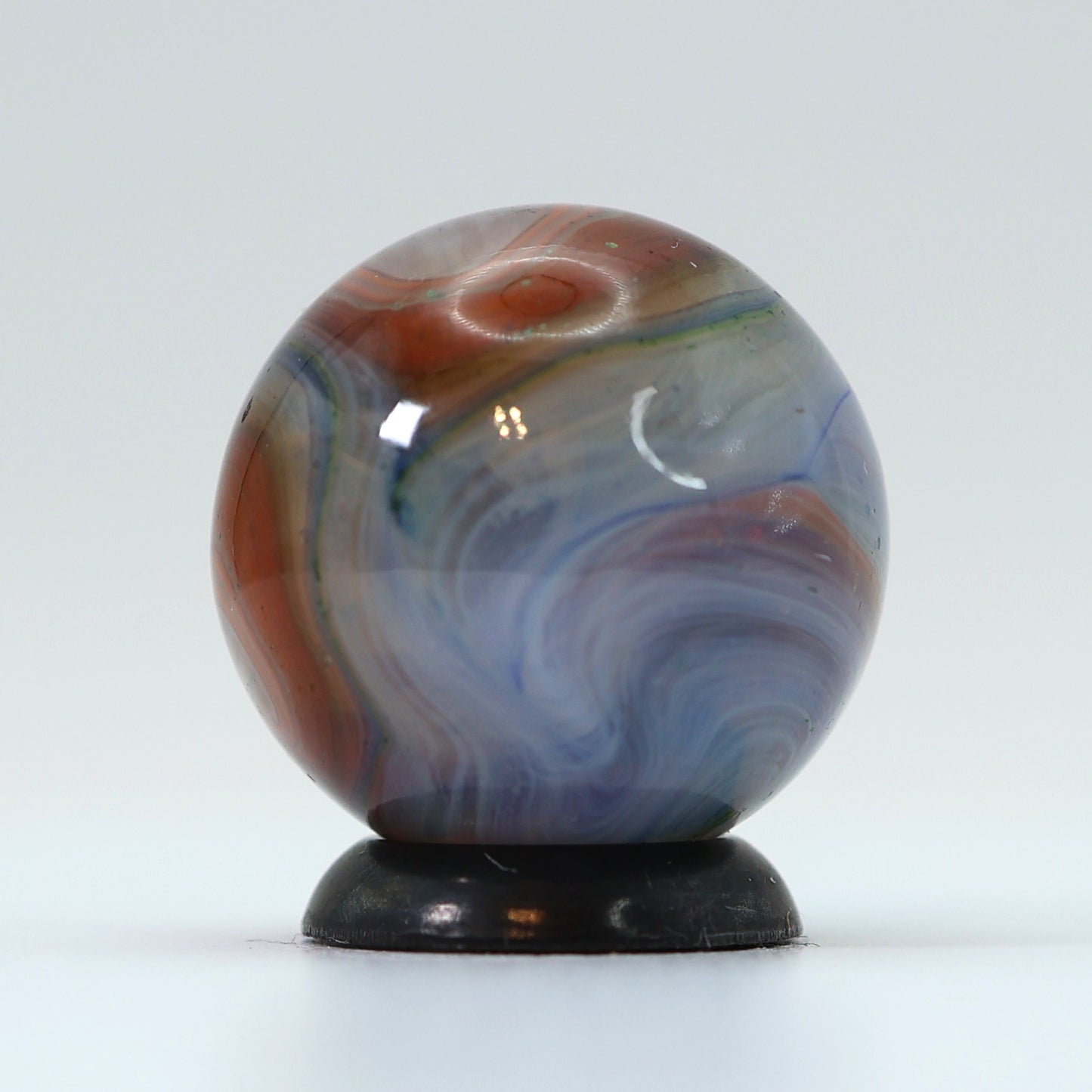 11/16" JABO - DAS Translucent Swirl Marble Blue & Green AV MINT