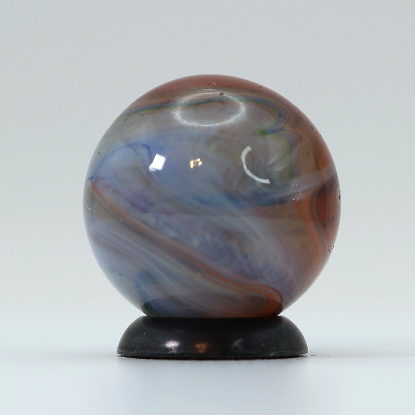 11/16" JABO - DAS Translucent Swirl Marble Blue & Green AV MINT