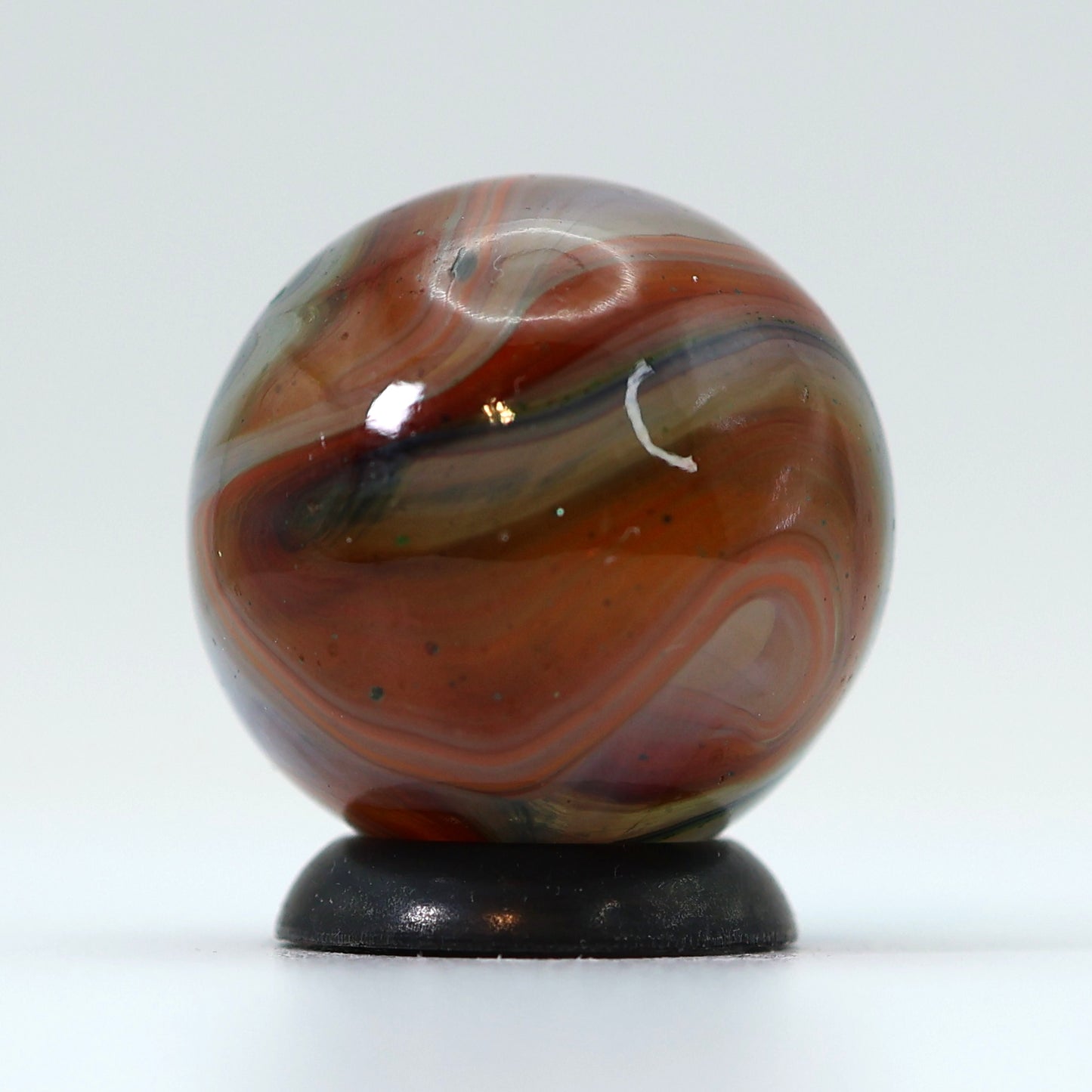 11/16" JABO - DAS Translucent Swirl Marble Blue & Green AV MINT