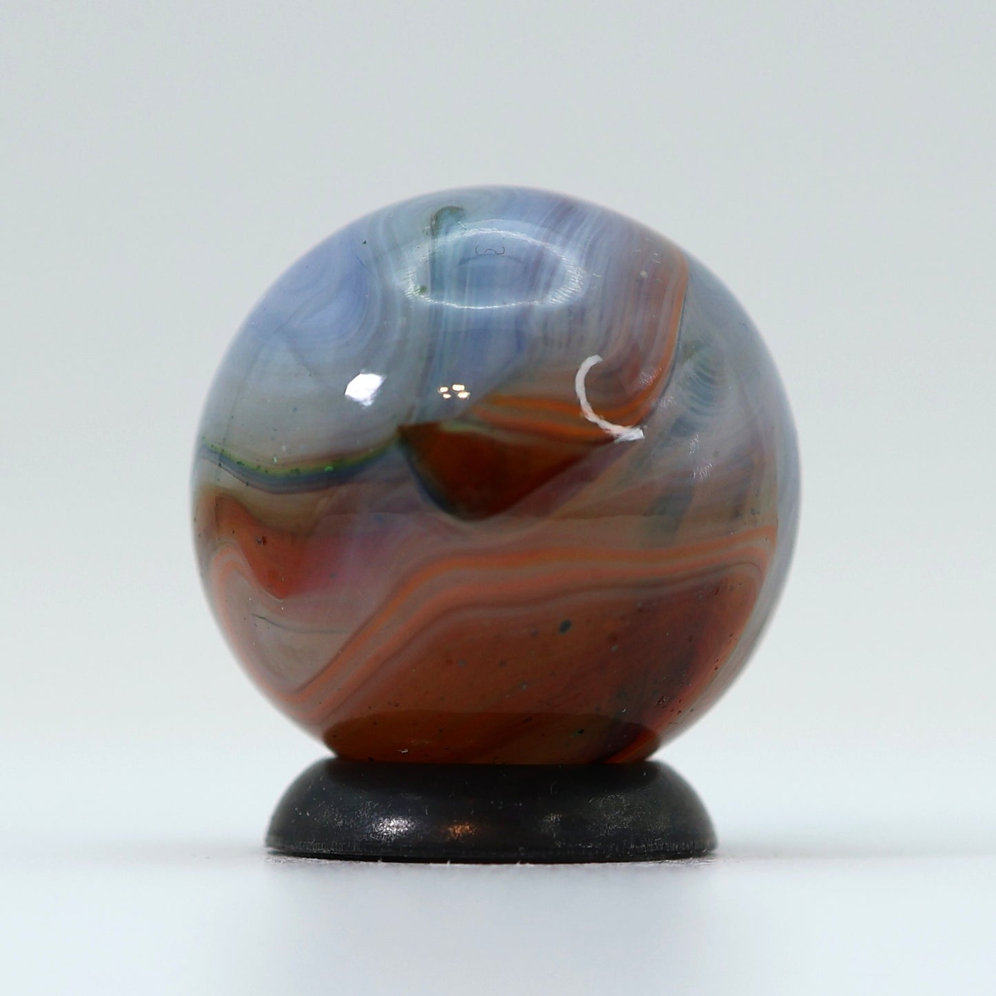 11/16" JABO - DAS Translucent Swirl Marble Blue & Green AV MINT