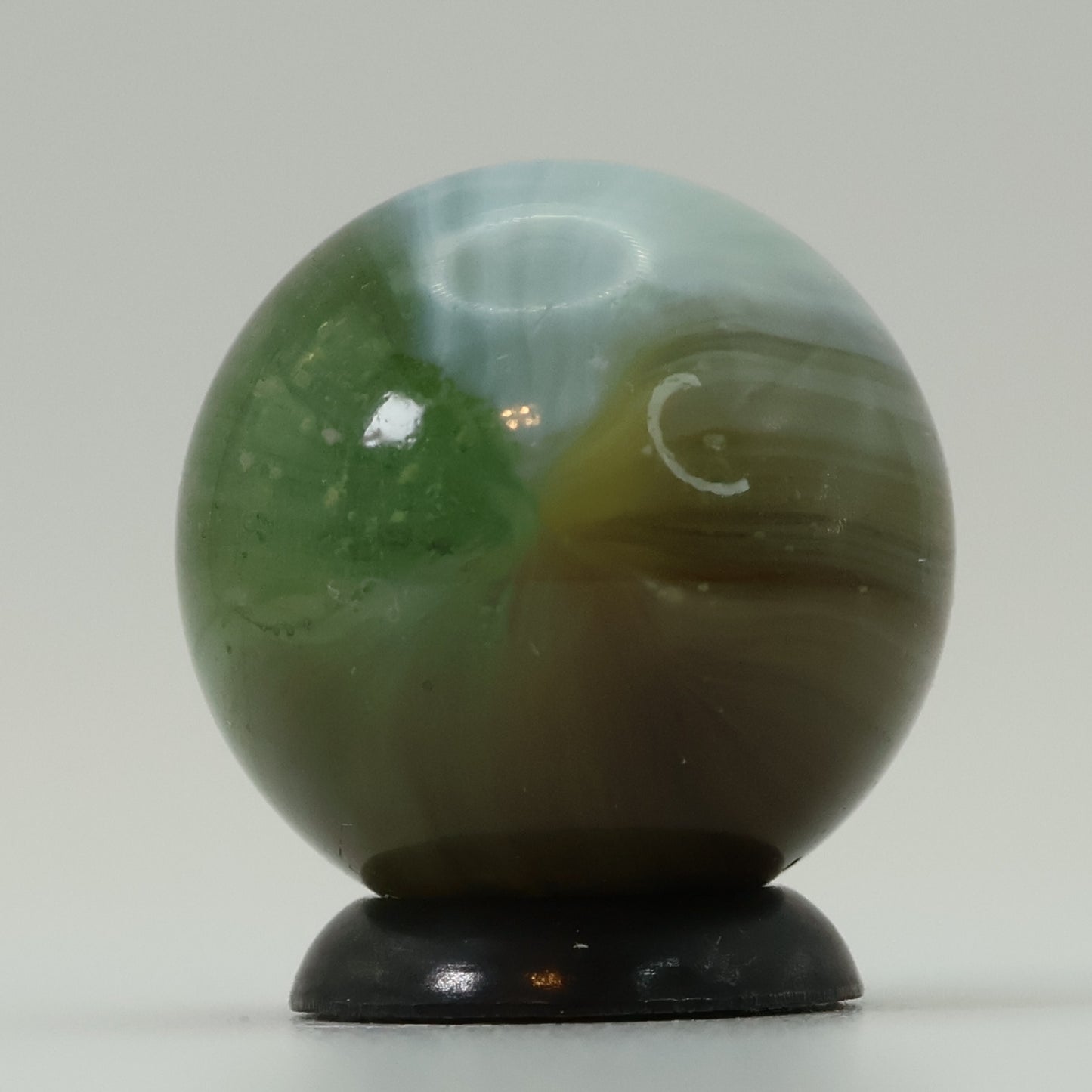 17.5mm Master Marble Sunburst - great colors! yellow green UV M-