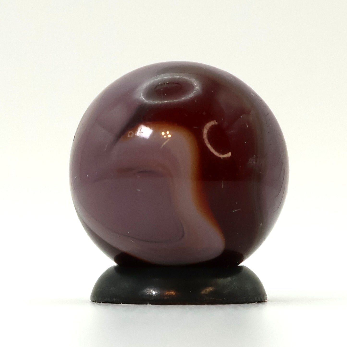 5/8" VTG Akro Agate Special Corkscrew Ruby Red & Purple  NM+ small cold creases