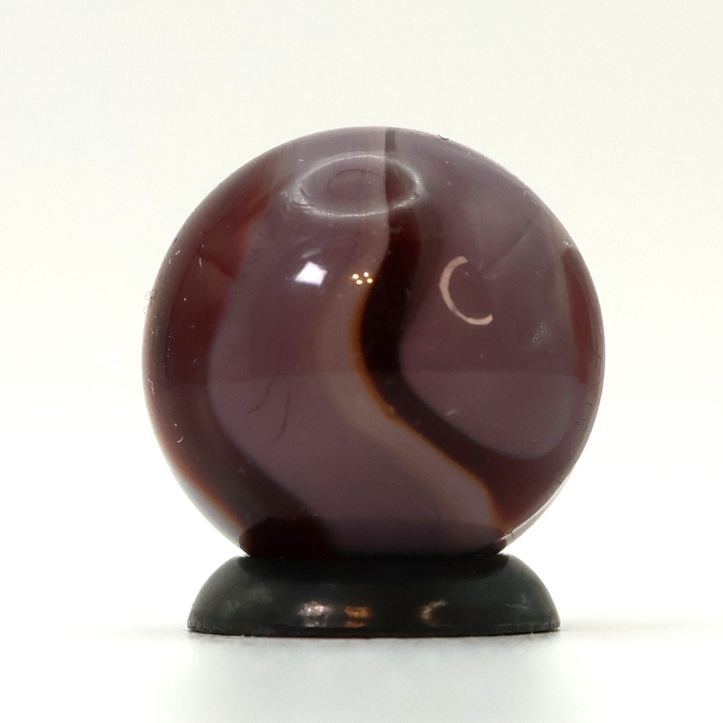 5/8" VTG Akro Agate Special Corkscrew Ruby Red & Purple  NM+ small cold creases