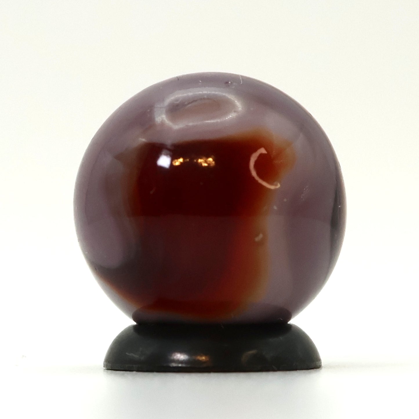 5/8" VTG Akro Agate Special Corkscrew Ruby Red & Purple  NM+ small cold creases