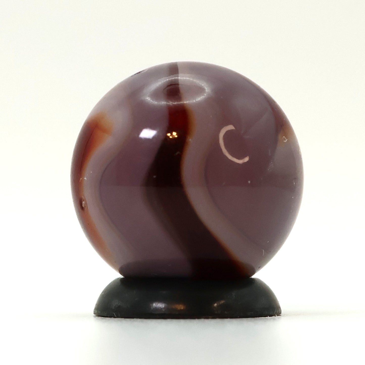 5/8" VTG Akro Agate Special Corkscrew Ruby Red & Purple  NM+ small cold creases