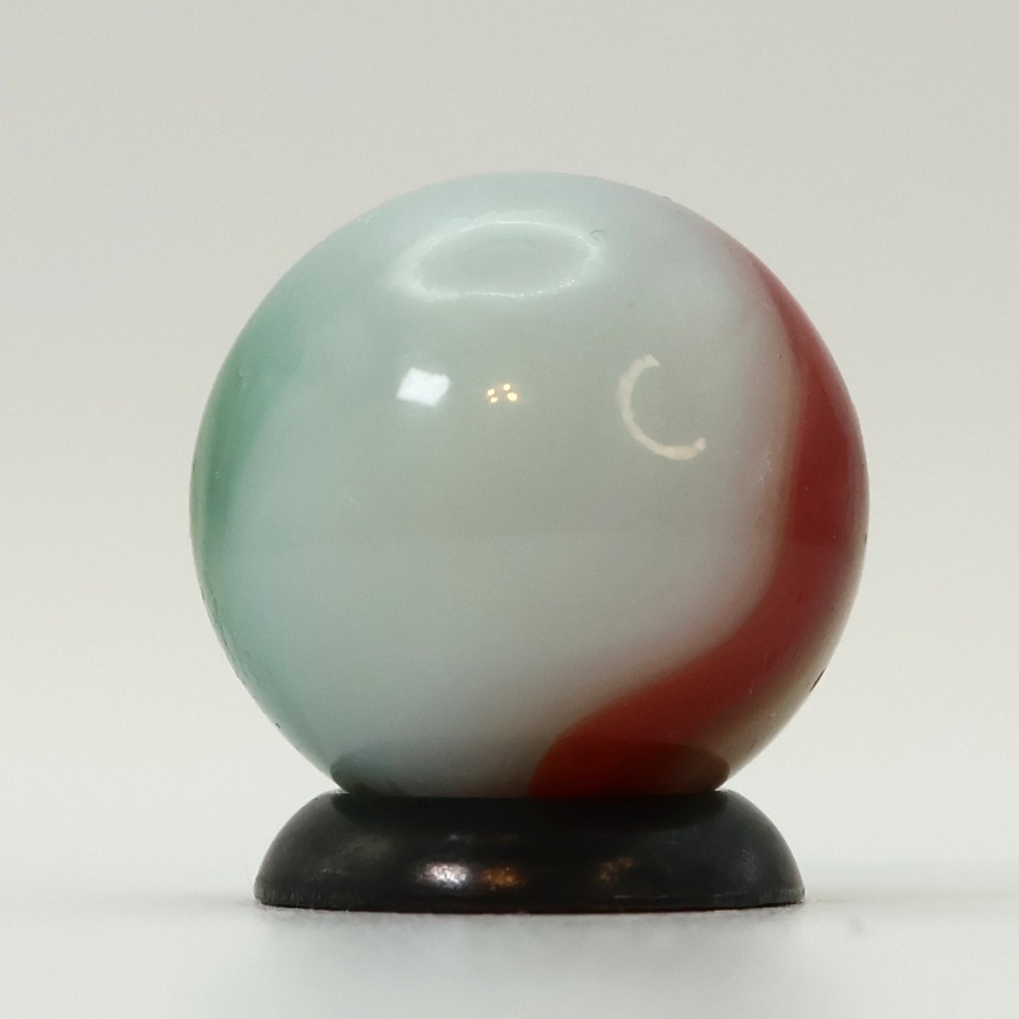 5/8" Vitro Agate Tri-Lite Marble Interesting Colors and swirled NM