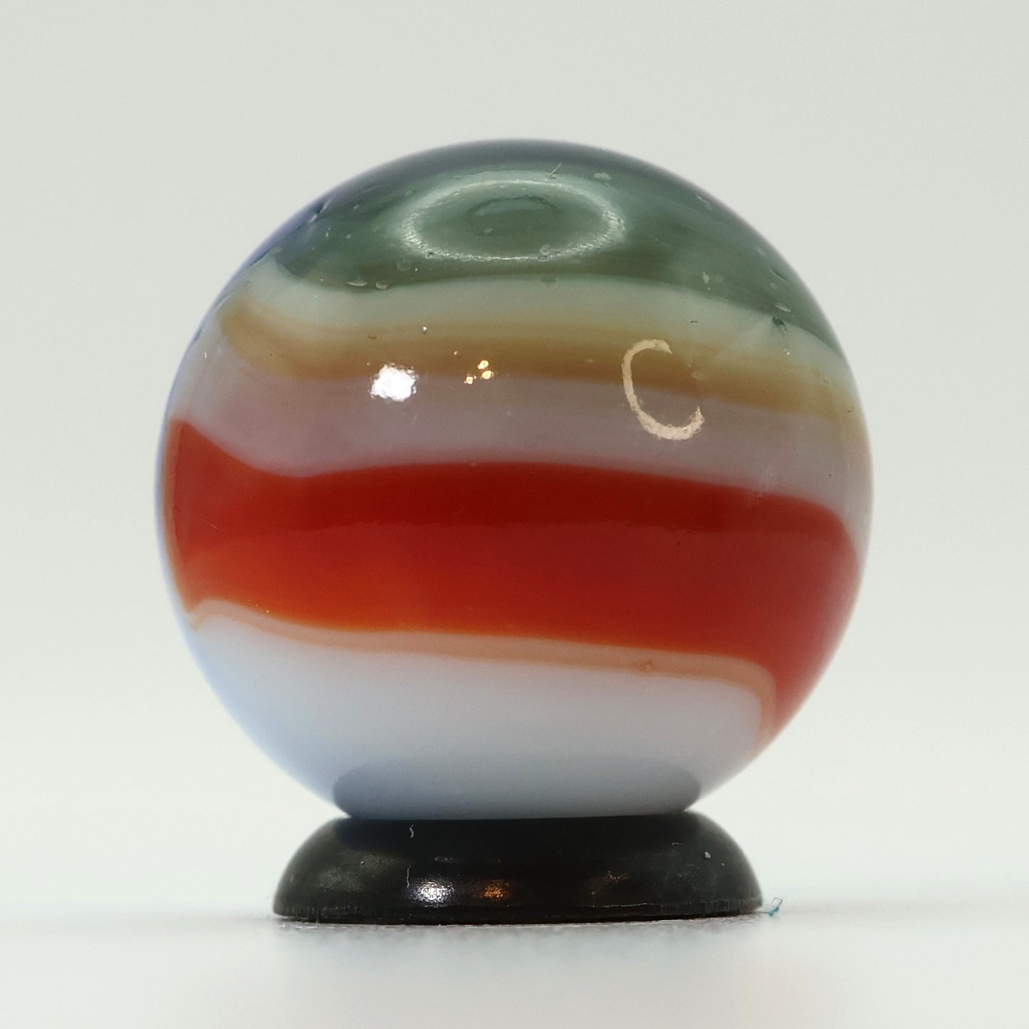 3/4" Vintage Akro Agate Patch Marble NM++