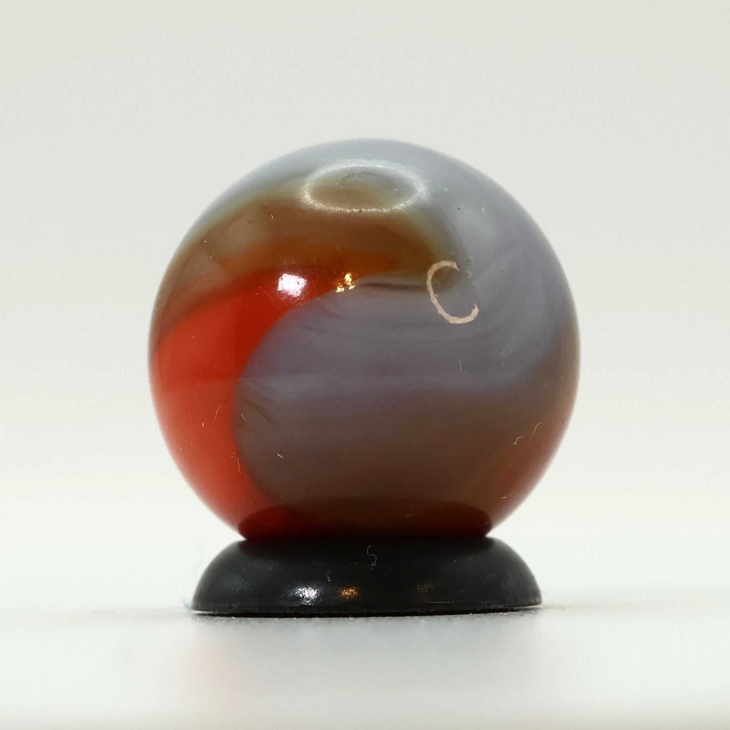 5/8" Akro Agate Special Lazy Corkscrew Great Colors Huge EYELASHES! MINT