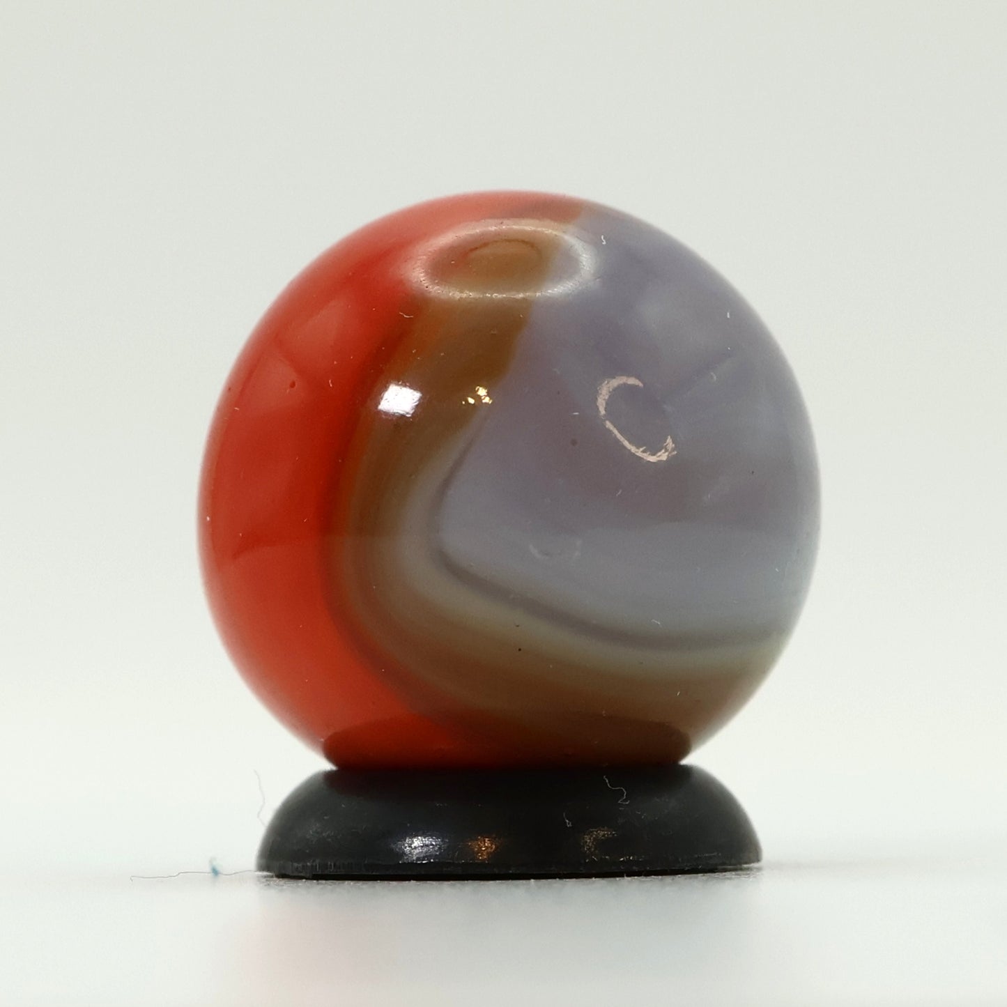 5/8" Akro Agate Special Lazy Corkscrew Great Colors Huge EYELASHES! MINT