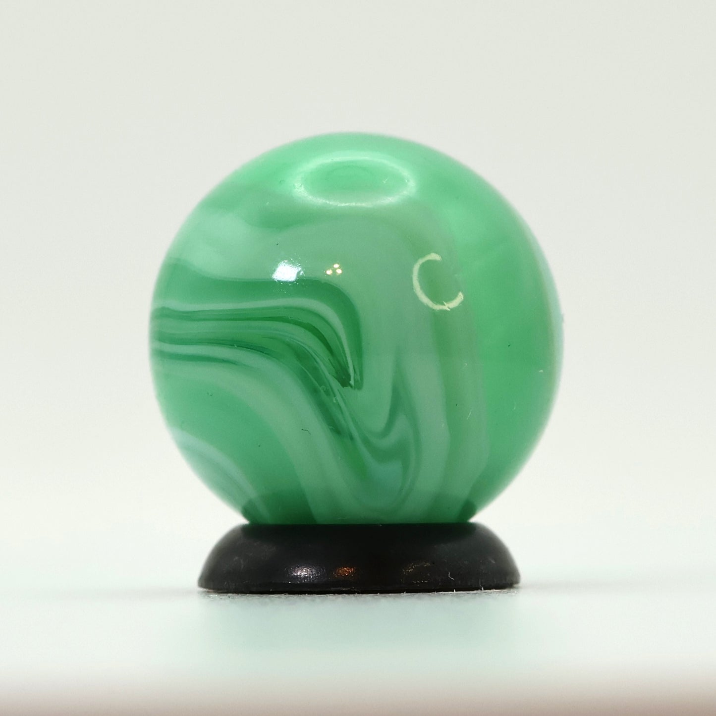 5/8" Mint Green Slag Marble NM+