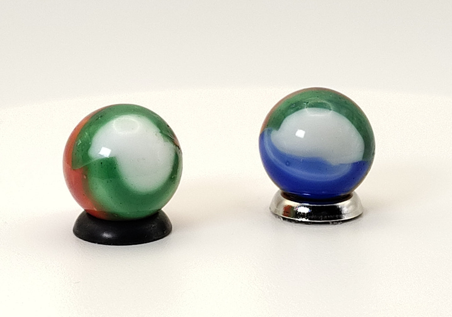 2pk ~15.5mm Marble King Aventurine Marbles "Collectible" Condition - Many moons