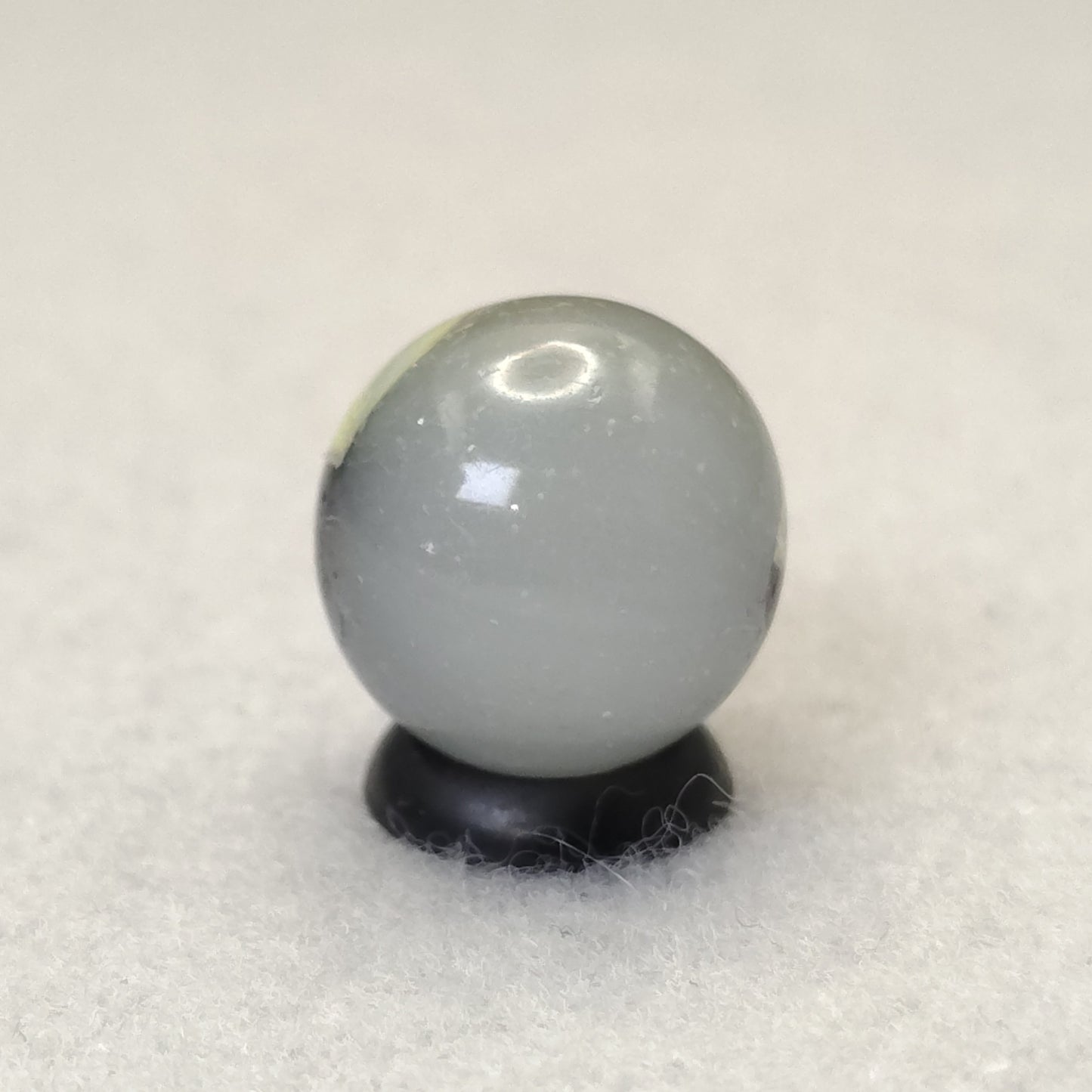 16.5mm Master Marble Patch Cloudy Deep Purple & Yellow with translucent base NM-