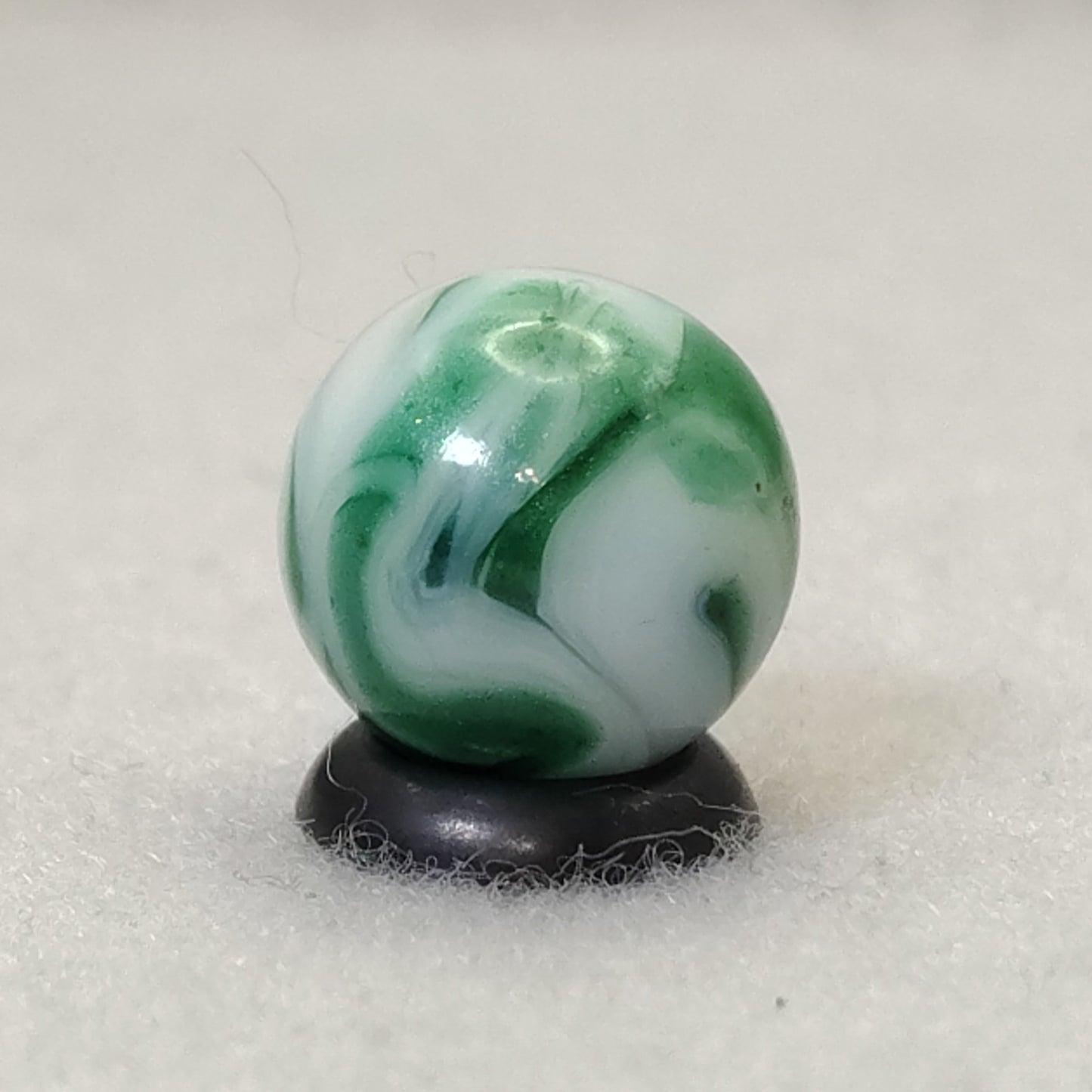 14.5mm Vintage Alley Agate Shimmering Spruce Marble loaded with AVENTURINE M-