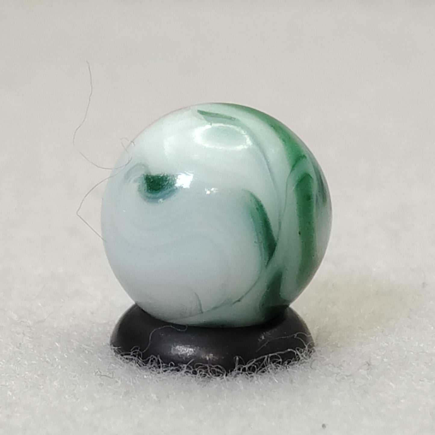 14.5mm Vintage Alley Agate Shimmering Spruce Marble loaded with AVENTURINE M-