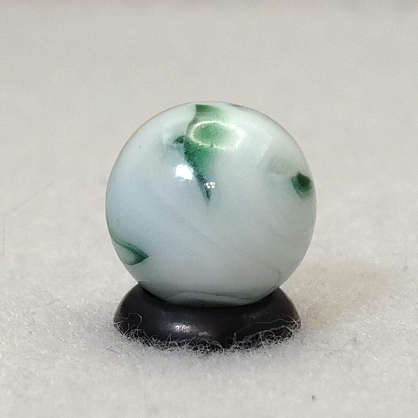 14.5mm Vintage Alley Agate Shimmering Spruce Marble loaded with AVENTURINE M-