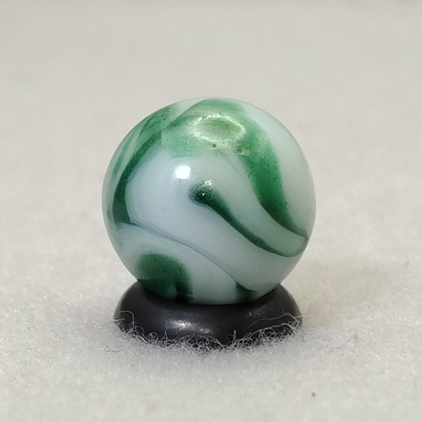 14.5mm Vintage Alley Agate Shimmering Spruce Marble loaded with AVENTURINE M-