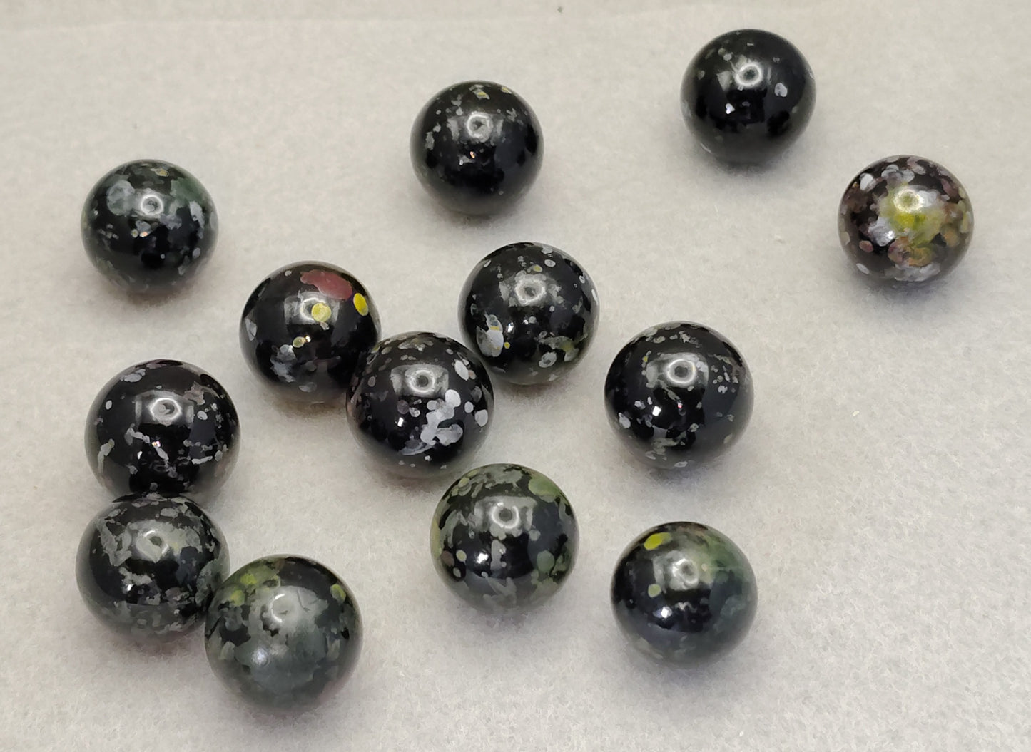 5/8" 13 pack of Vacor Planet Marbles (old) Pre- galaxy NM to M