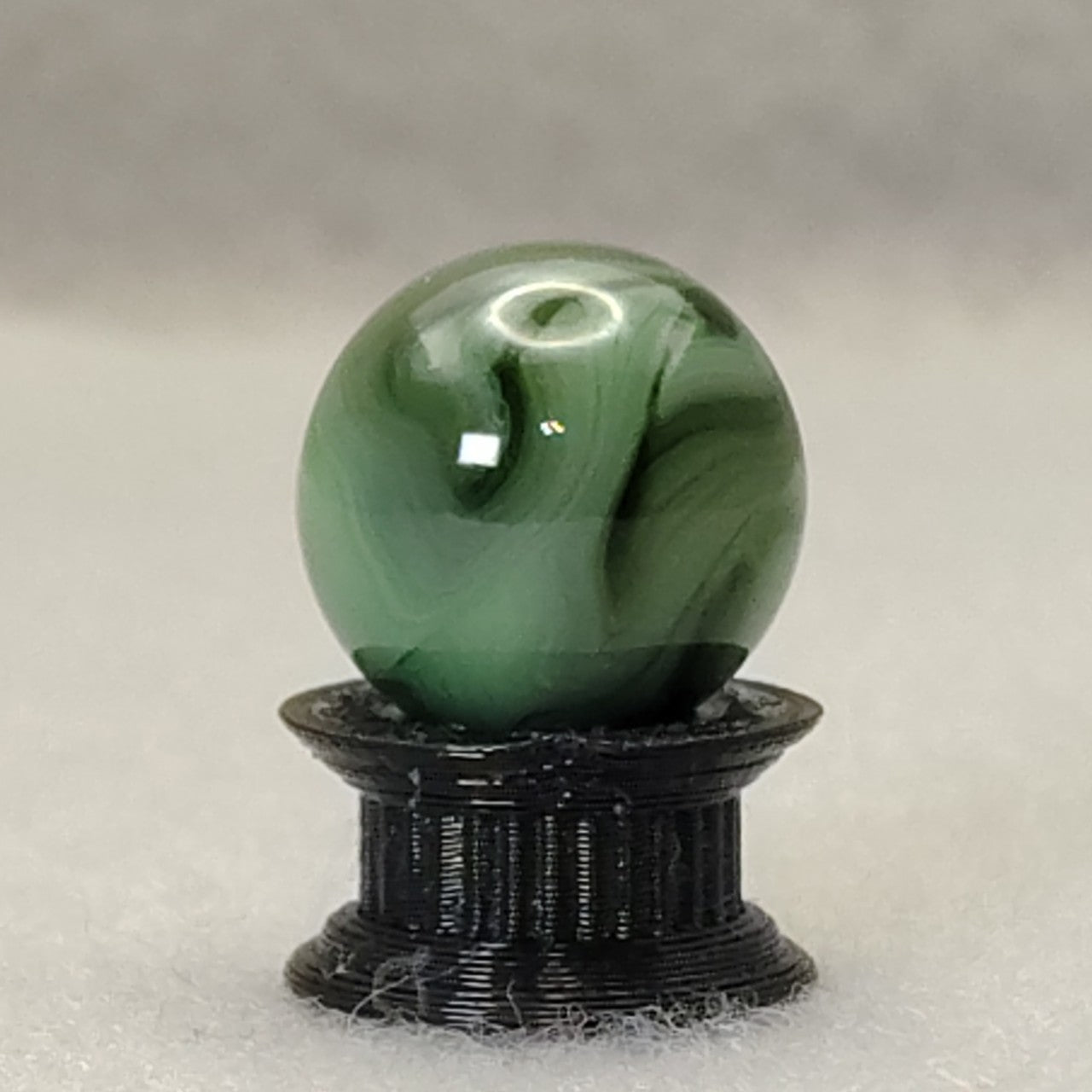 15mm Champion? CAC? Swirl Marble Green & Brown NM+ GORGEOUS