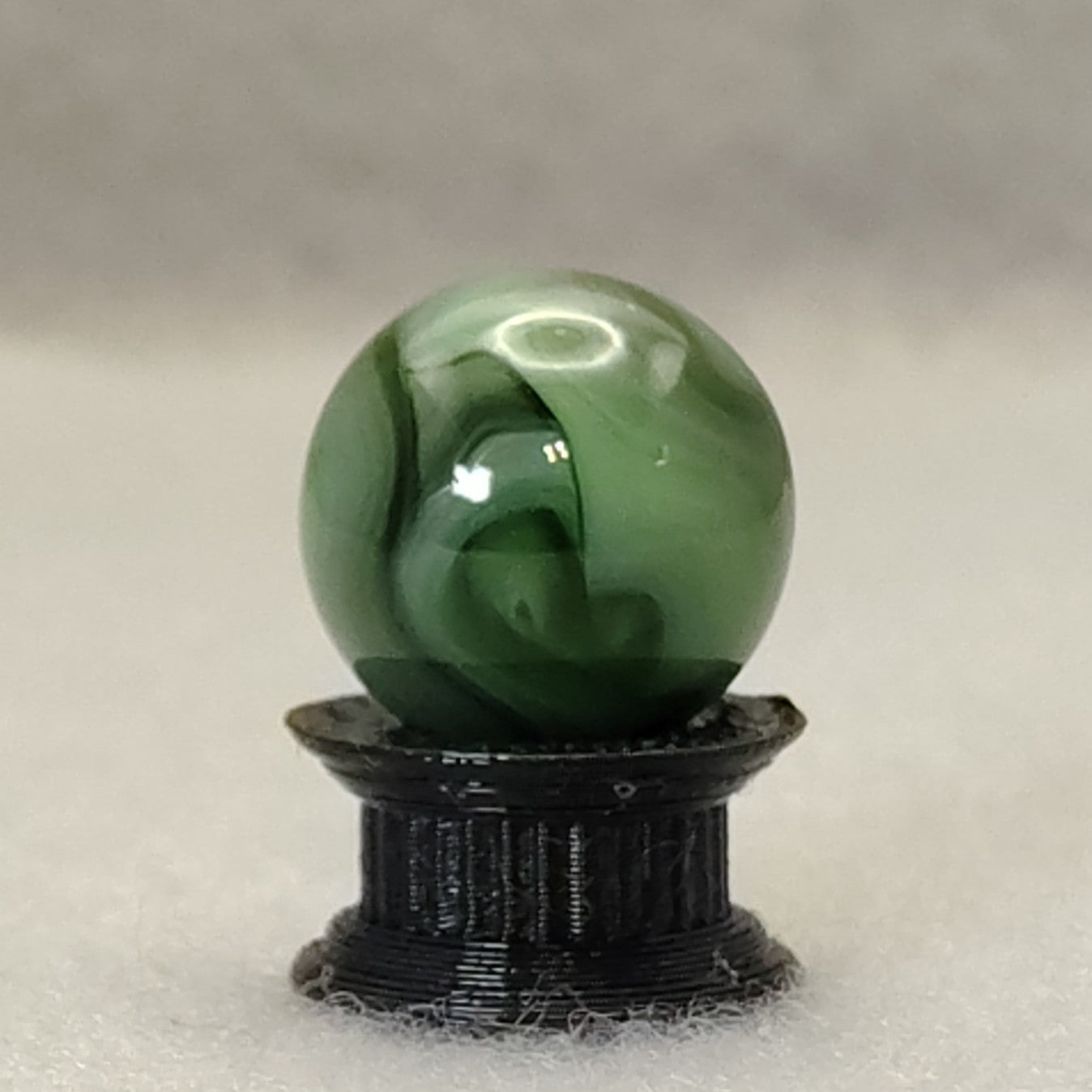 15mm Champion? CAC? Swirl Marble Green & Brown NM+ GORGEOUS