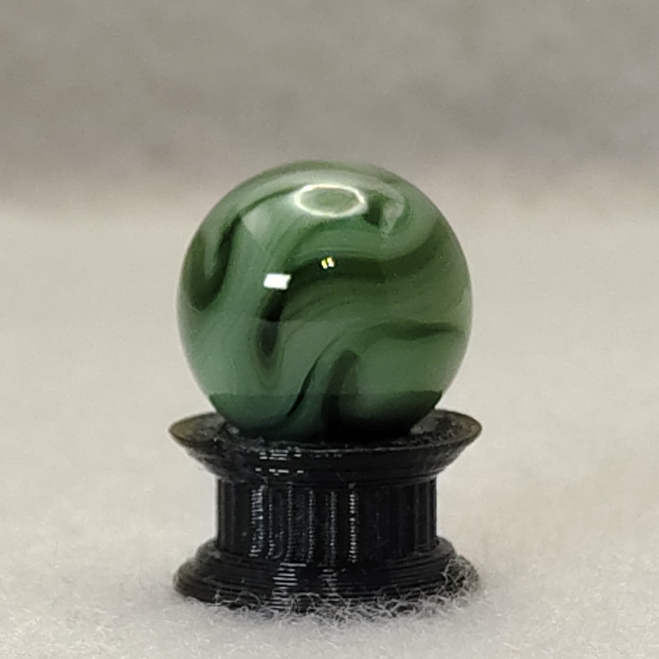 15mm Champion? CAC? Swirl Marble Green & Brown NM+ GORGEOUS