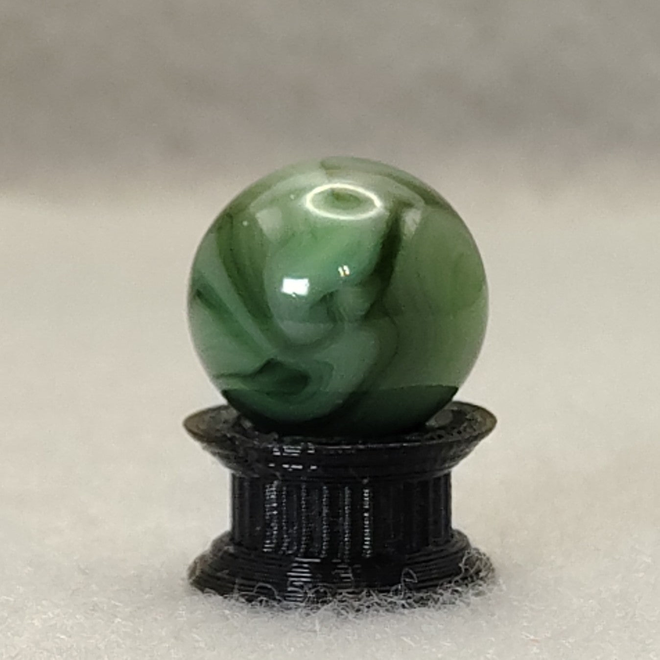 15mm Champion? CAC? Swirl Marble Green & Brown NM+ GORGEOUS