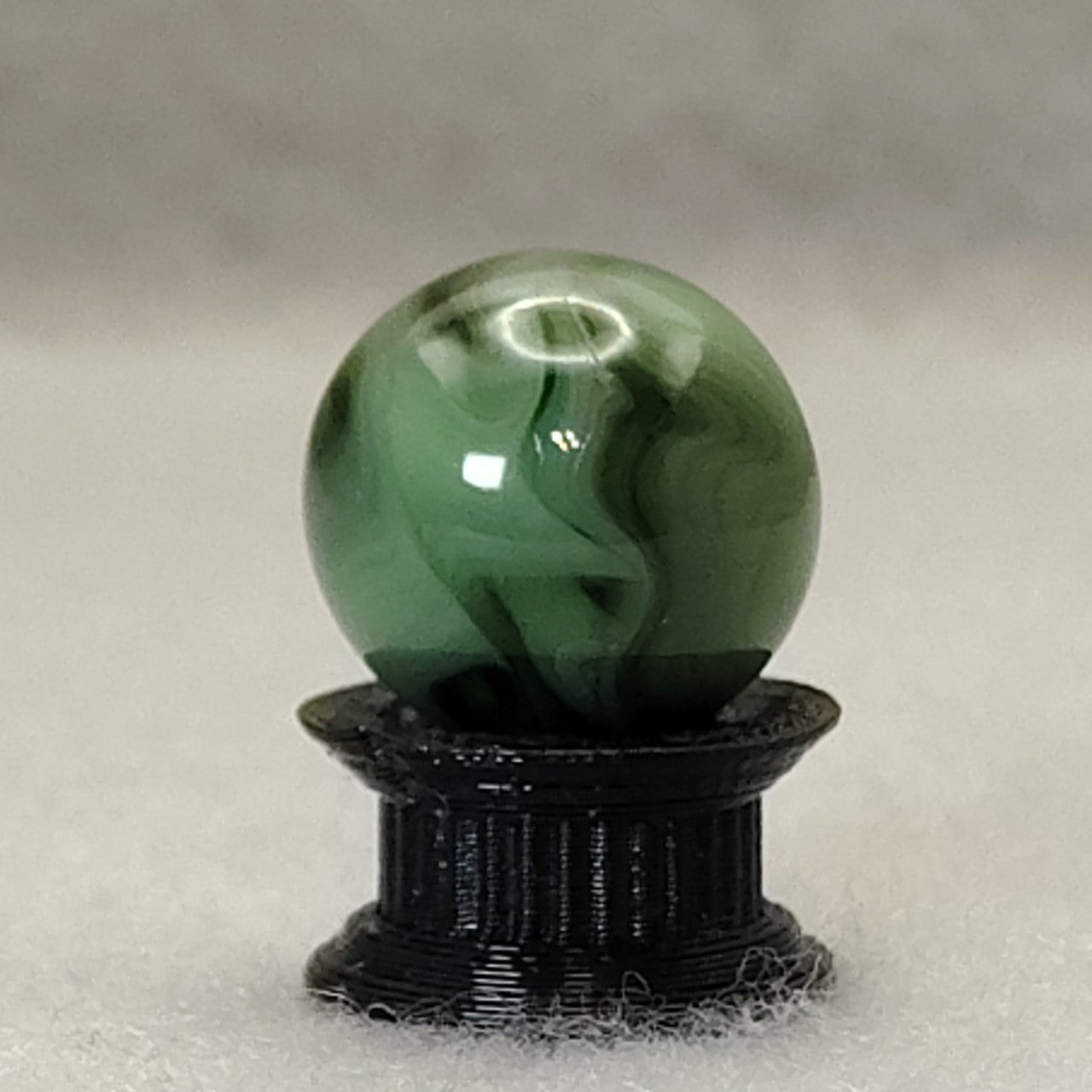 15mm Champion? CAC? Swirl Marble Green & Brown NM+ GORGEOUS