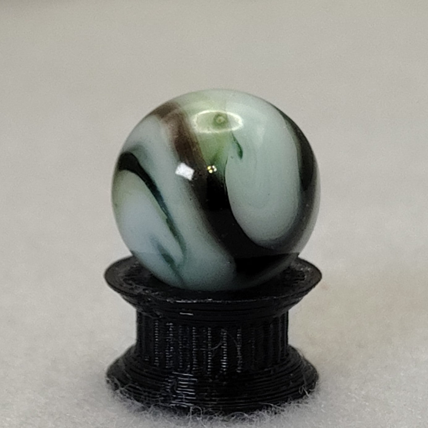 15mm Transparent Swirl Marble (Champion?) NM+