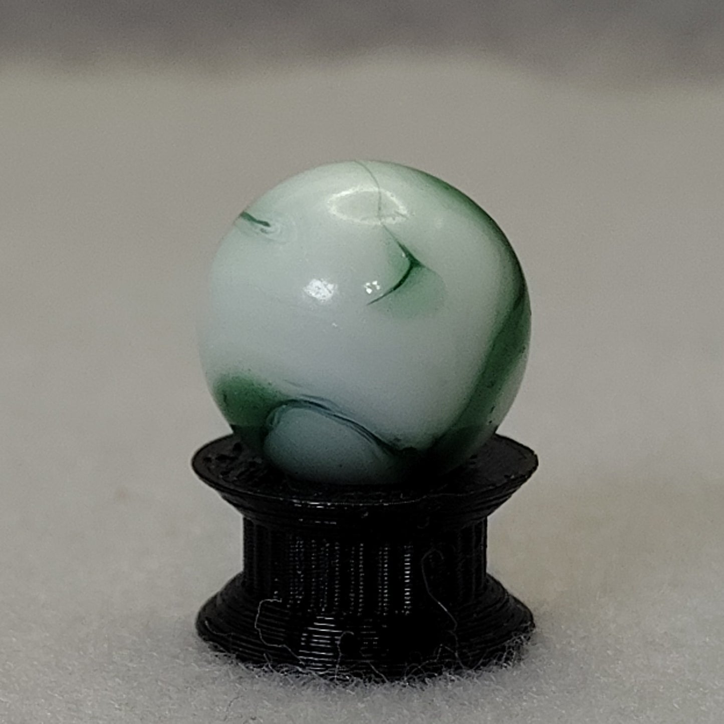 15mm Alley Agate Shimmering Spruce Marble AV! manganese green glow NM+