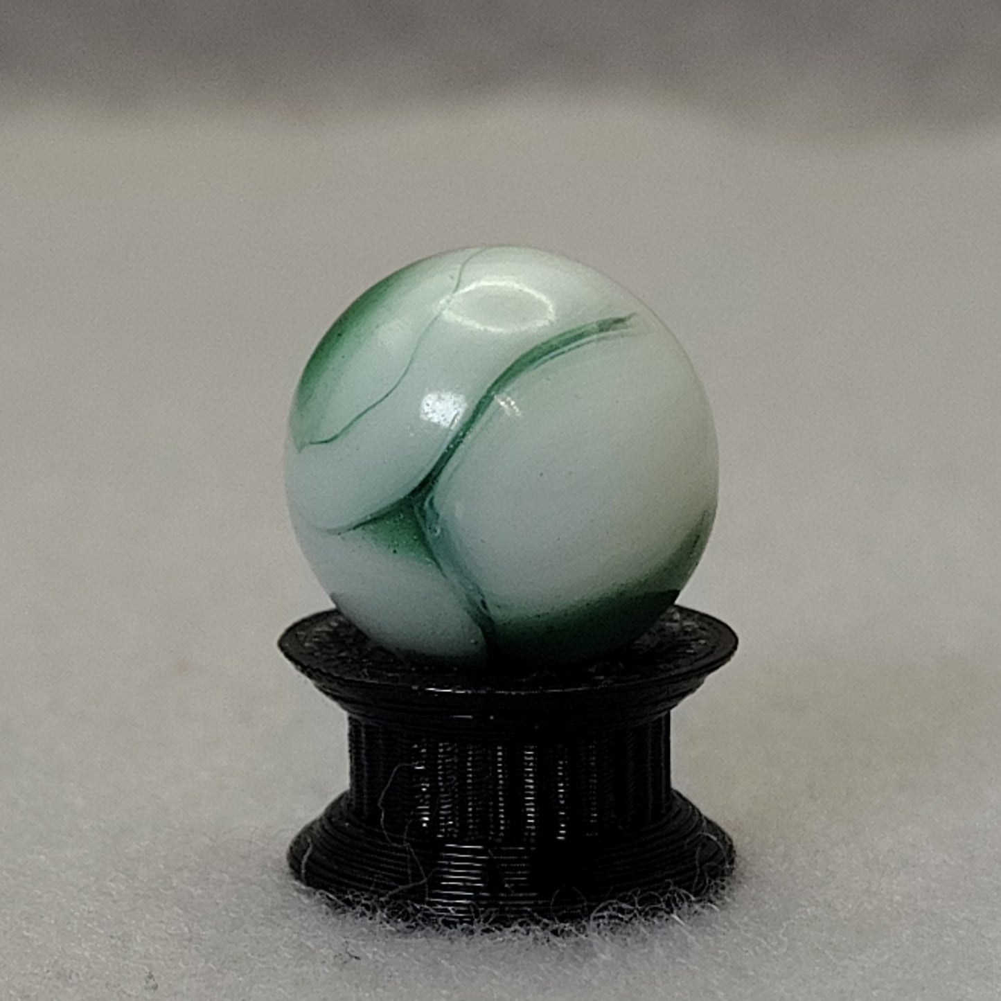 15mm Alley Agate Shimmering Spruce Marble AV! manganese green glow NM+
