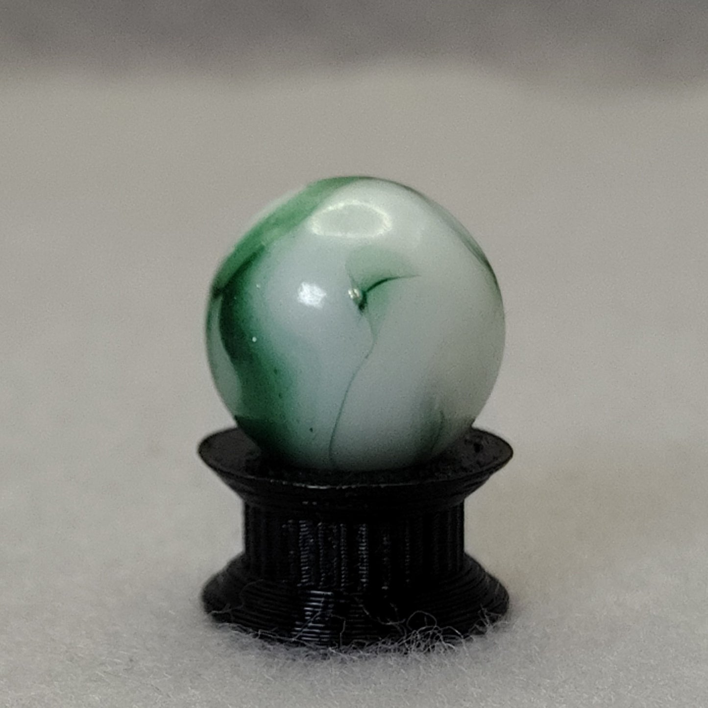 15mm Alley Agate Shimmering Spruce Marble AV! manganese green glow NM+