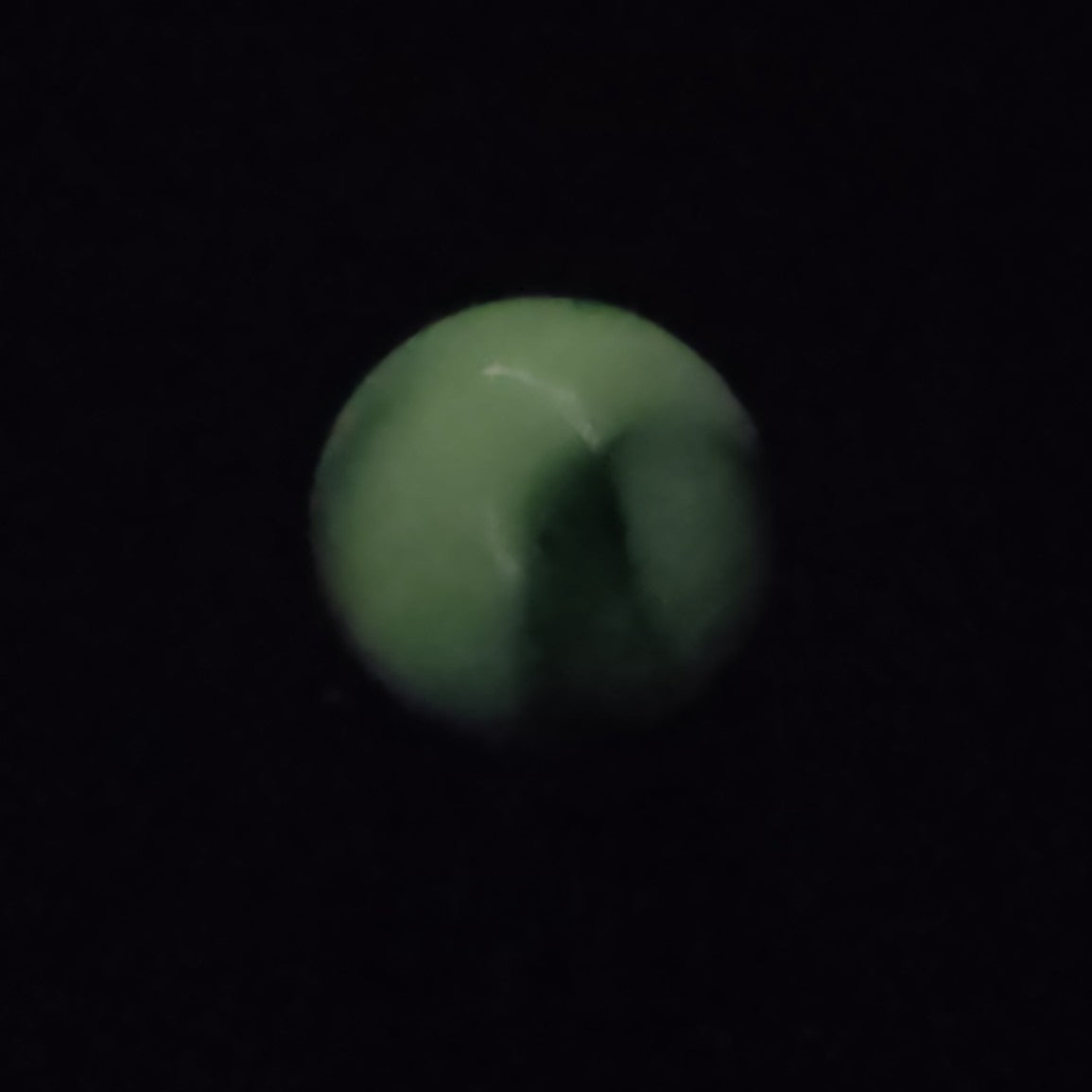 15mm Alley Agate Shimmering Spruce Marble AV! manganese green glow NM+