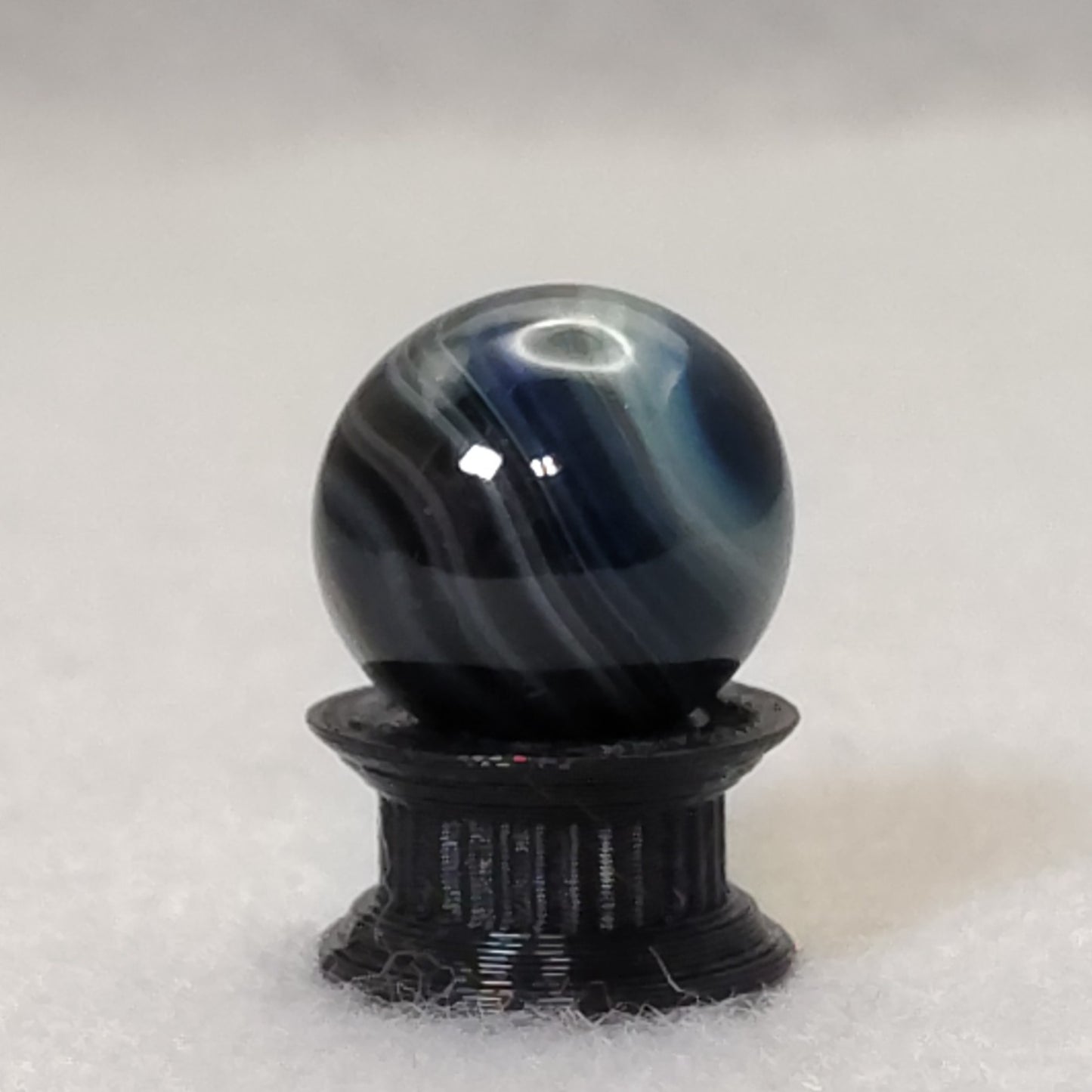 15.5mm Jabo Swirl Marble w/Aventurine MINT